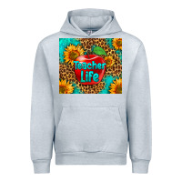 Heather Grey teacher life Urban Hoodie - HRA Design Shop