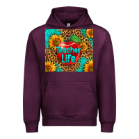 Mauve Wine teacher life Urban Hoodie - HRA Design Shop
