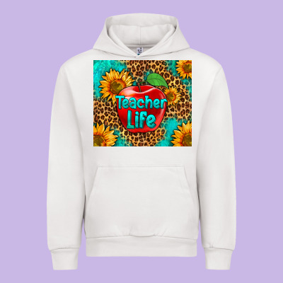 Teacher Life Urban Hoodie Designed By Hra Design Shop