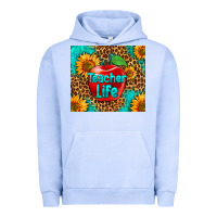 Pigment Grape Ice teacher life Urban Hoodie - HRA Design Shop