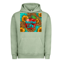 Pigment Oil Green teacher life Urban Hoodie - HRA Design Shop