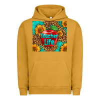 Pigment Peanut Butter teacher life Urban Hoodie - HRA Design Shop