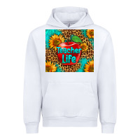 White teacher life Urban Hoodie - HRA Design Shop