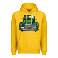 Lemon western green truck front view Premium Hoodie - FaDigitalArtStudio