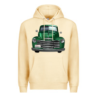 Pina Colada western green truck front view Premium Hoodie - FaDigitalArtStudio
