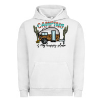 Pigment Lunar Rock camping is my happy place Urban Hoodie - CowhideDigitalArt
