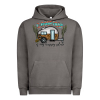 Pigment Tornado camping is my happy place Urban Hoodie - CowhideDigitalArt