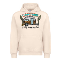 Sandshell camping is my happy place Urban Hoodie - CowhideDigitalArt