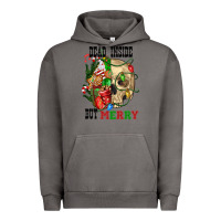 Pigment Tornado Dead İnside But Merry Human Skull Urban Hoodie - FaDigitalArtStudio