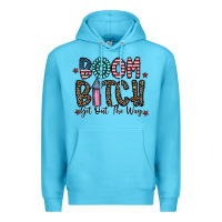 Ocean Blue boom bitch Premium Hoodie - CowhideDigitalArt