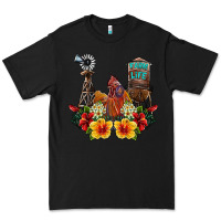 Black farm life rooster Premium Tee - SublimationCraftShop