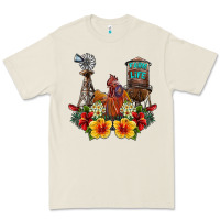 Bone farm life rooster Premium Tee - SublimationCraftShop