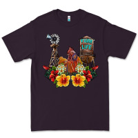 Plum farm life rooster Premium Tee - SublimationCraftShop