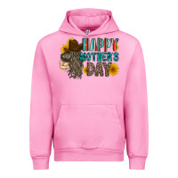 Fuchsia Pink happy mothers day Urban Hoodie - RacoonDesign
