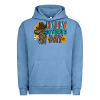Pigment Pebble Blue happy mothers day Urban Hoodie - RacoonDesign