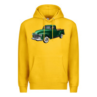 Lemon western green truck right 34 view Premium Hoodie - FaDigitalArtStudio