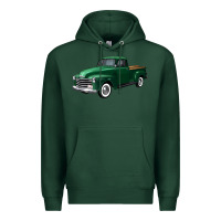 Sports Green western green truck right 34 view Premium Hoodie - FaDigitalArtStudio