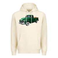 Tofu western green truck right 34 view Premium Hoodie - FaDigitalArtStudio