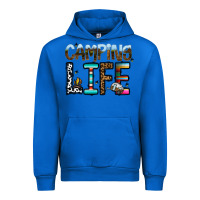Cobalt camping life Urban Hoodie - CowhideDigitalArt