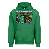 Emerald camping life Urban Hoodie - CowhideDigitalArt