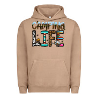 Pigment Burro camping life Urban Hoodie - CowhideDigitalArt
