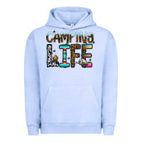 Pigment Grape Ice camping life Urban Hoodie - CowhideDigitalArt