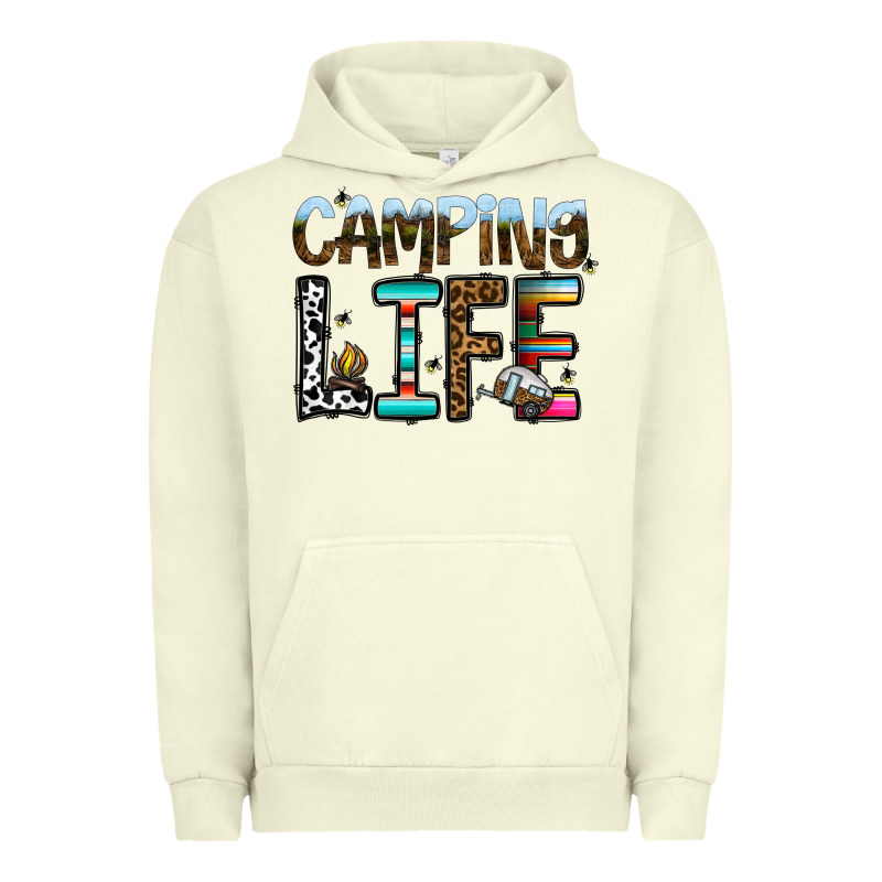 Camping Life Urban Hoodie by CowhideDigitalArt | Teevron