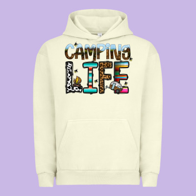 Camping Life Urban Hoodie Designed By Cowhidedigitalart