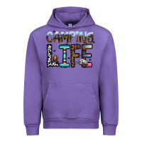 Tulip camping life Urban Hoodie - CowhideDigitalArt
