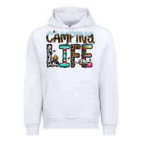 White camping life Urban Hoodie - CowhideDigitalArt