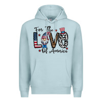 Blue Mist for the lovee of america gnome Premium Hoodie - CowhideDigitalArt