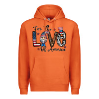Carrot for the lovee of america gnome Premium Hoodie - CowhideDigitalArt