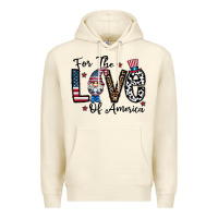 Sandshell for the lovee of america gnome Premium Hoodie - CowhideDigitalArt