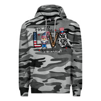 Slate Camo for the lovee of america gnome Premium Hoodie - CowhideDigitalArt