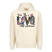 Tofu for the lovee of america gnome Premium Hoodie - CowhideDigitalArt