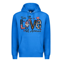 True Royal for the lovee of america gnome Premium Hoodie - CowhideDigitalArt