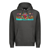 Charcoal Heather nurse sunflower libbey glass Premium Hoodie - HRA Design Shop