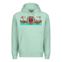 Seafoam nurse sunflower libbey glass Premium Hoodie - HRA Design Shop