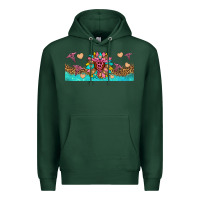 Sports Green nurse sunflower libbey glass Premium Hoodie - HRA Design Shop