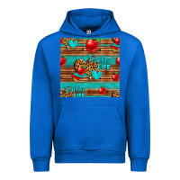 Cobalt teacher life seamless pattern Urban Hoodie - HRA Design Shop