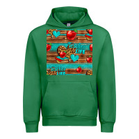 Emerald teacher life seamless pattern Urban Hoodie - HRA Design Shop