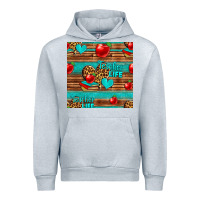 Heather Grey teacher life seamless pattern Urban Hoodie - HRA Design Shop