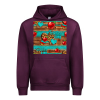 Mauve Wine teacher life seamless pattern Urban Hoodie - HRA Design Shop