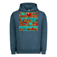 Pigment Midnight Navy teacher life seamless pattern Urban Hoodie - HRA Design Shop