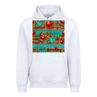 White teacher life seamless pattern Urban Hoodie - HRA Design Shop