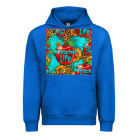 Cobalt teacher apple seamless pattern Urban Hoodie - HRA Design Shop