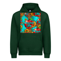 Forest Green teacher apple seamless pattern Urban Hoodie - HRA Design Shop