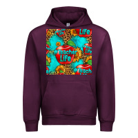 Mauve Wine teacher apple seamless pattern Urban Hoodie - HRA Design Shop