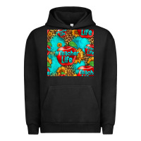 Pigment Black teacher apple seamless pattern Urban Hoodie - HRA Design Shop
