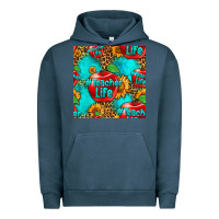 Pigment Midnight Navy teacher apple seamless pattern Urban Hoodie - HRA Design Shop